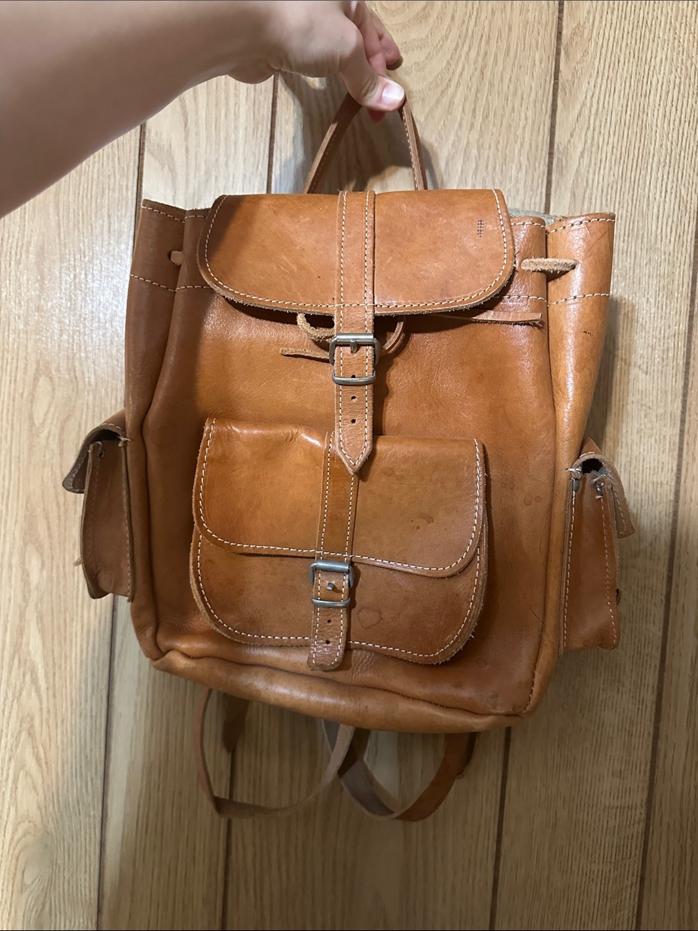 Leather Backpack